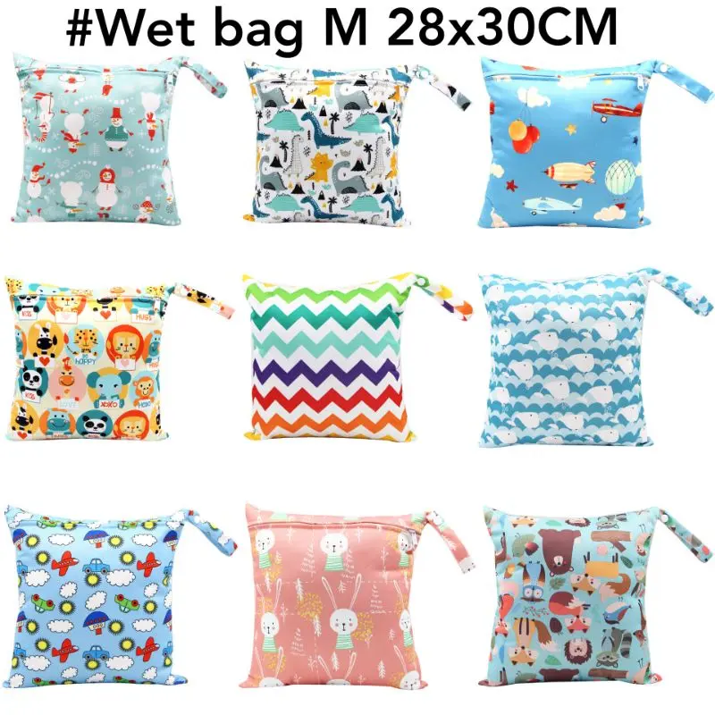 waterproof wet bag diaper bag swimming bag 28x30CM single zip