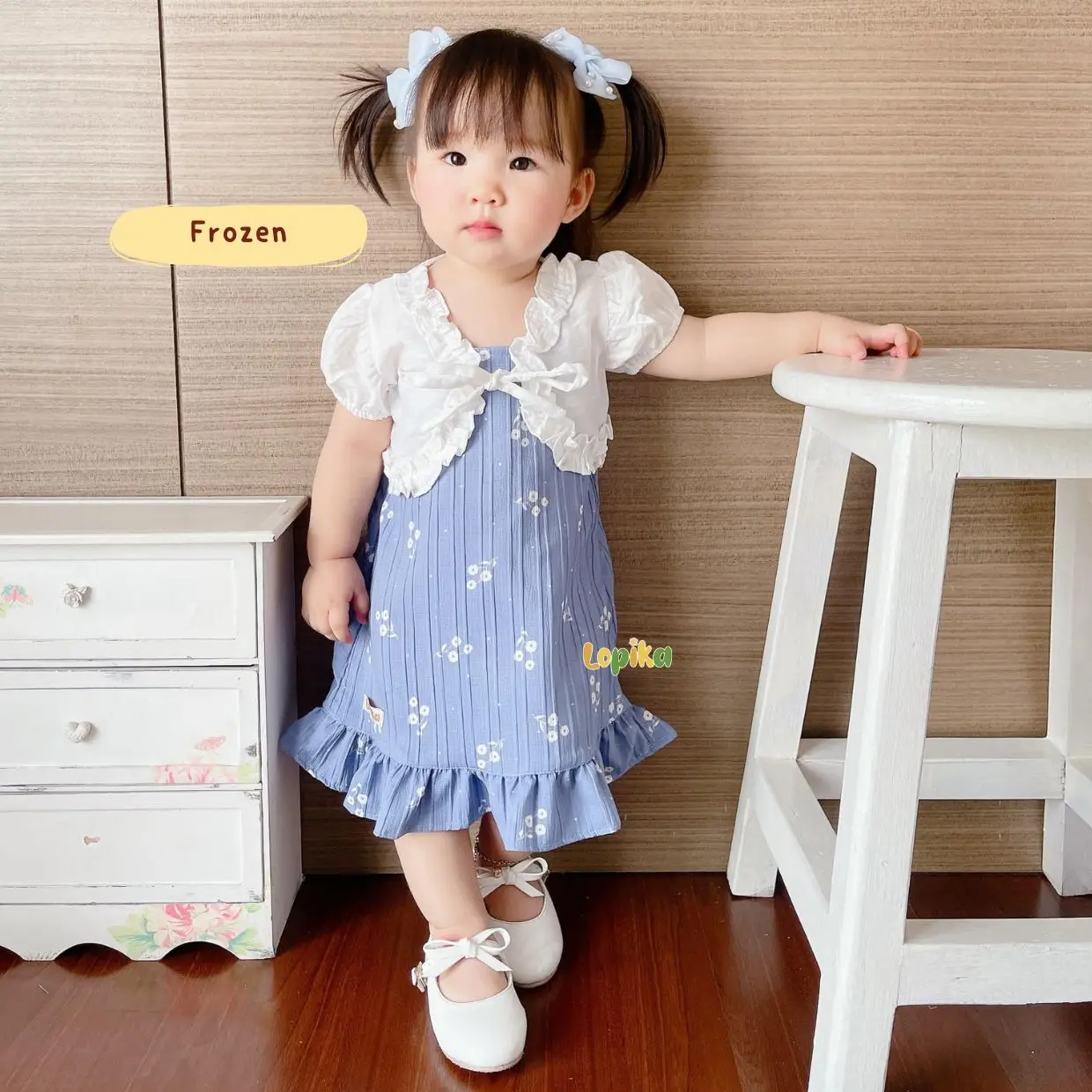 BALERIA - Dress Anak Perempuan Balita Baby Newborn 0-8 tahun Premium Cantik - Lopika