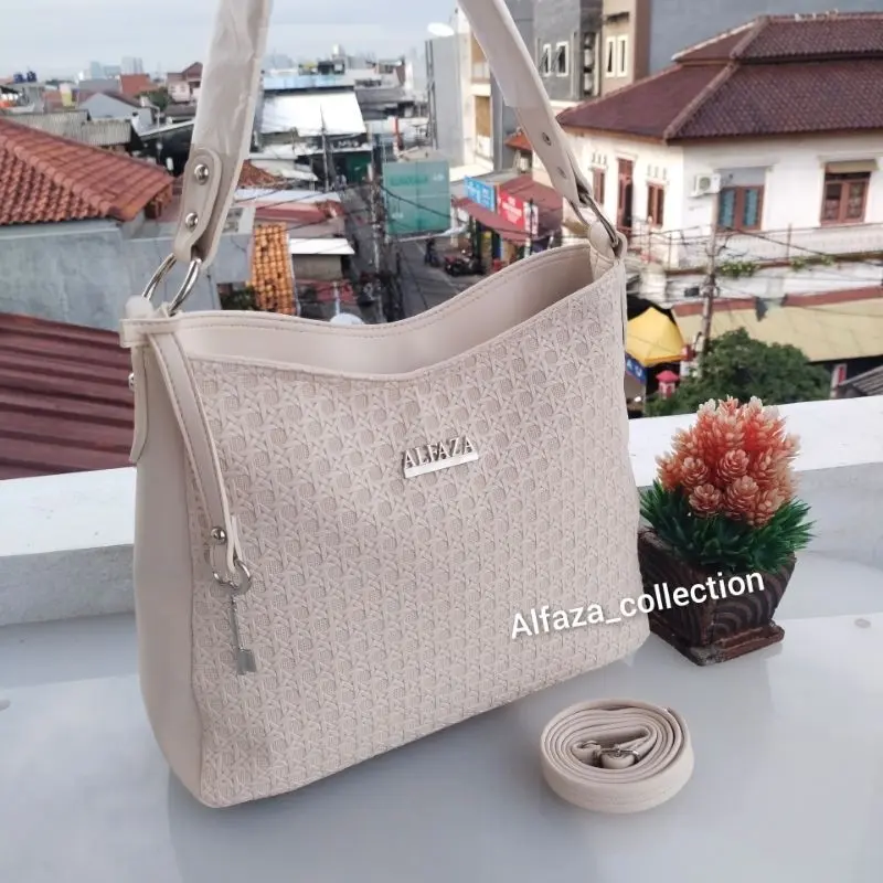 alfaza tas Hobo papirut bahan tikar ukuran p32xt25xl11