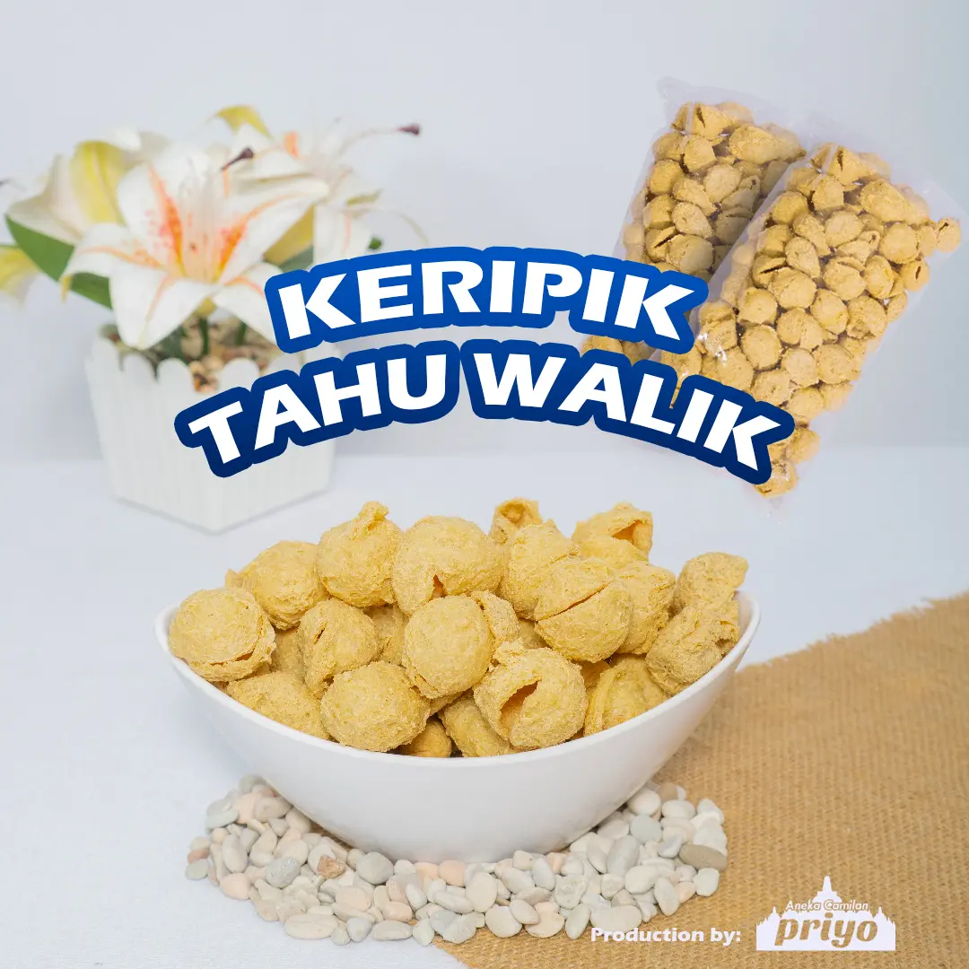 Keripik Tahu Walik Asli Priyo 250-1000 gram