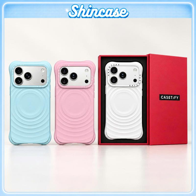 [FULL BOX] Ốp Lưng iPhone CASETiFY Hỗ Trợ Sạc Không Dây, Lót Nhung Chống Bẩn, Bảo Vệ Điện Thoại - iP 11/12/13/14/15/16/17/Pro/Max