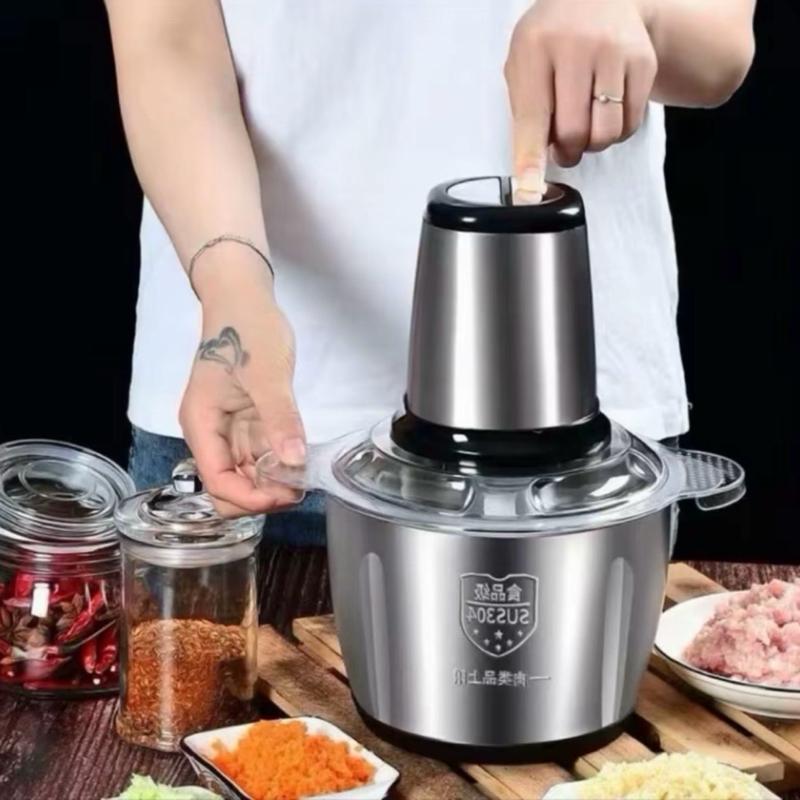 Máy xay thịt đa năng xay cua thịt cá đá bào xay tỏi ớt inox ( dung tích 2l )