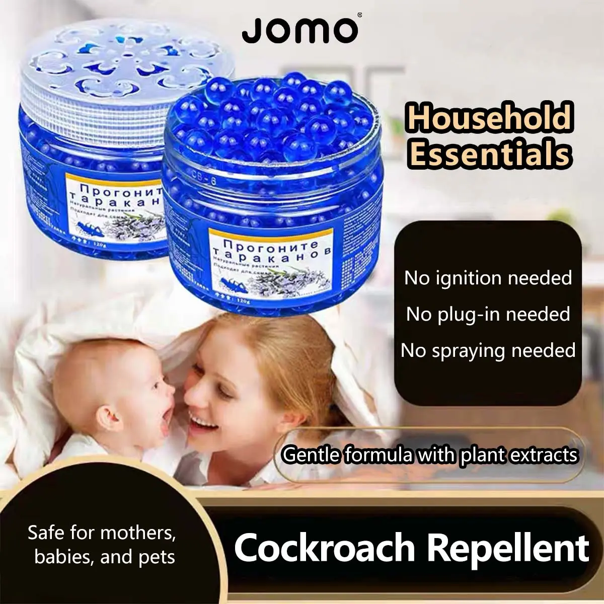 【6 Pcs】Cockroach Repellent Harmless Repellent