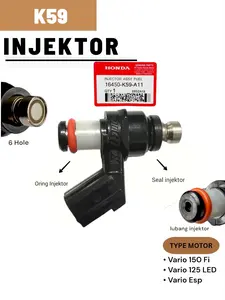 Injektor Vario 125 LED Vario 150 k59 6 Lubang Hole Motorcycle Foto Asli