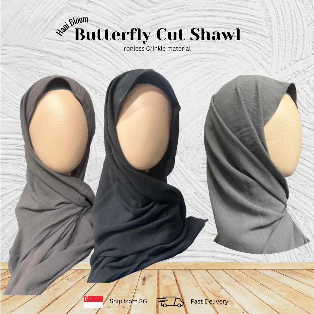 Shawl Butterfly Cut - Front & Back Coverage