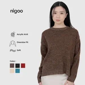 NIGOO Josie Sweater Oversize Knitwear Wanita