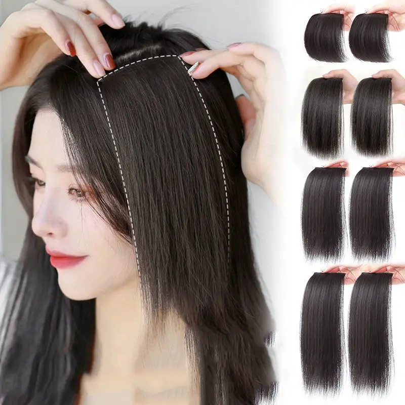 10-30cm Wig Pad Hair Root Patch Invisible Non-marking Thickening and Increasing Hair Volume Wig Fluffy Artifact Female Wig