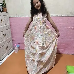 MARION LONG Dress Motif Bumil Busui Panjang Rayon Viscose Premium