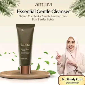 Amura Skincare Facial Wash Essential Gentle Cleanser Original bpom By Dr Shindy Putri Membersihkan Kering Kotoran Mencerahkan Wajah