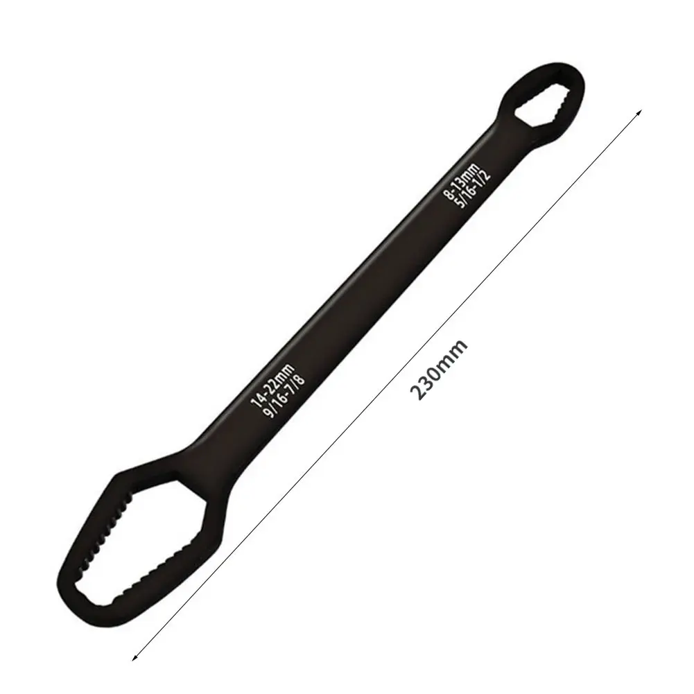 Universal Torx Wrench Adjustable Glasses Wrench 8-22mm Ratchet Wrench Spanner for Bicycle Motorcycle Car Repairing Tools