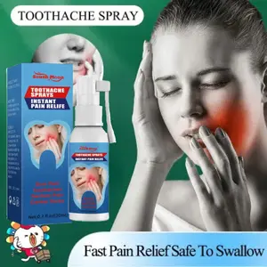 South Moon Spray Sakit Gigi gigi bengkak Semprotan pereda nyeri sakit gigi gigi Pereda nyeri yang cepat menghambat bakteri Perawatan mulut Ini dapat digunakan oleh orang dewasa dan anak-anak 20ML