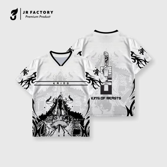 JR FACTORY_Jersey Series Anime Onefice Unisex Streetwear Oversize Number Dryfit Brazil Retro Vintage Hockey Boxy Fit Olahraga Pakaian Sport Baju