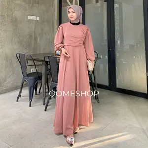 QOME - DRESS BAHAN CERUTI / DRESS NAOMI / DRESS KONDANGAN /DRESS PESTA / DRESS FORMAL Mewah Wanita