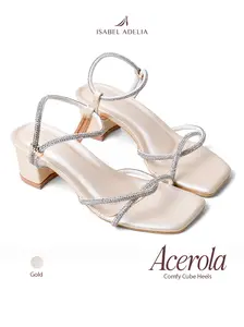Isabel Adelia ACEROLA Heels 5cm Wanita Elegan Anti Licin Sepatu Kondangan Wisuda Kekinian