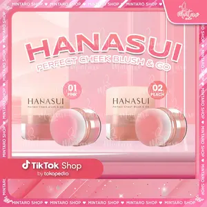 HANASUI Perfect Cheek Blush & Go || Powder Blush On || Perona Wajah 2.5gr BPOM