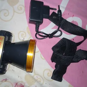 SIVITECH Lampu Senter Kepala LED 35/50/80Watt Headlamp Battery Lithium Waterproof Kuning Putih Cahaya Terang 2 Step Charger Kotak Bohlam - Baterai Merah Set