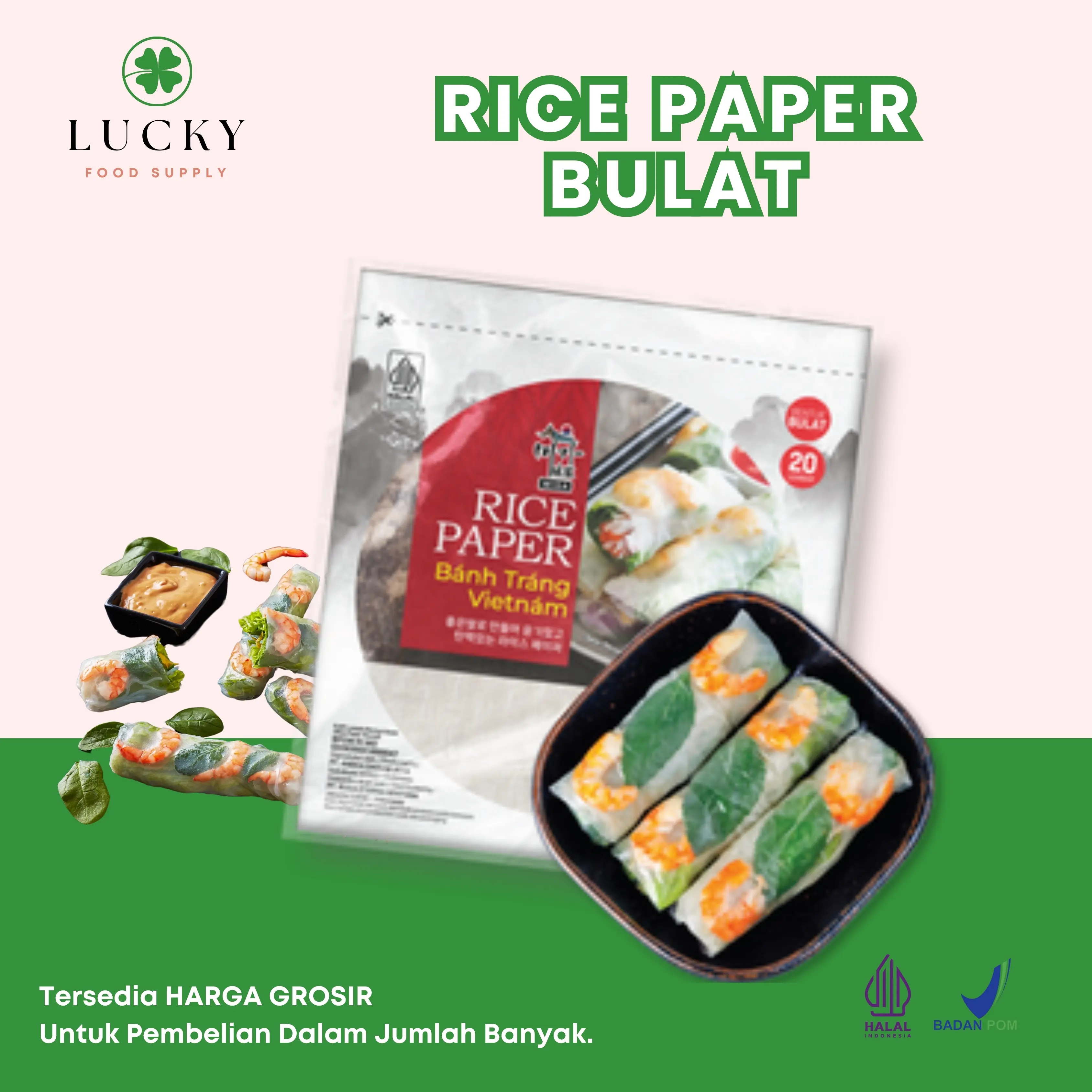 Rice Paper / Kulit Lumpia Vietnam BANH TRANG