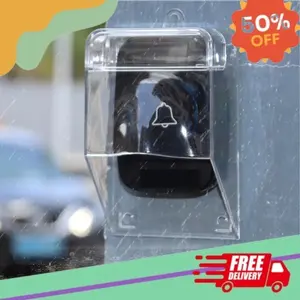 READY COD SmartDoor Bell Ip Camera Wireless bel pintu Kamera Wifi interkom Video - Rain Cover TERBAIK