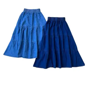 Rok Jeans Canda Anak Perempuan Usia 3-14 th up to BB 40Kg Fashion Rok Anak Trending