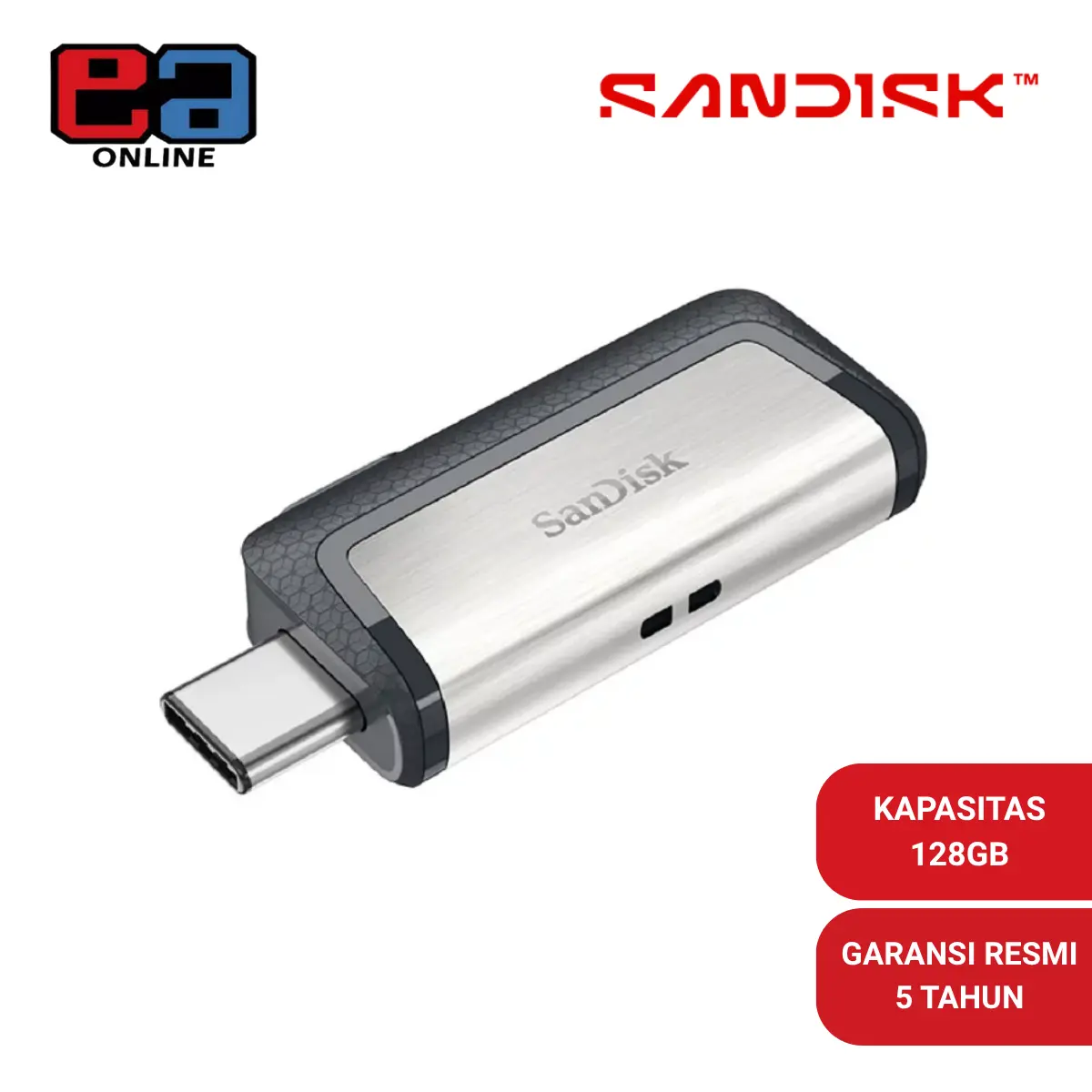 SanDisk OTG 128GB USB Type-C USB 3.1 Ultra Dual Drive Komputer Storage ...