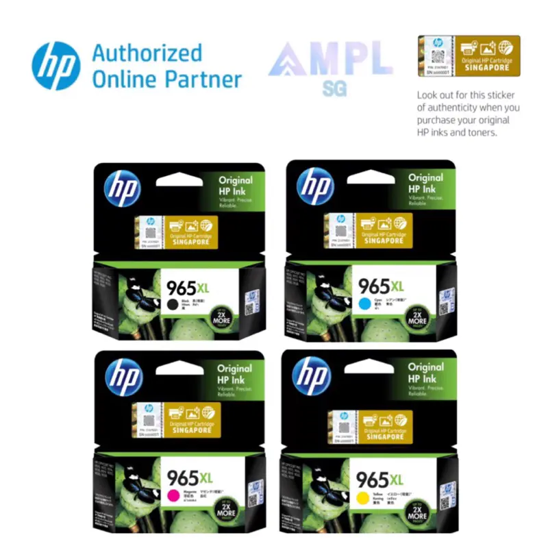 HP 965XL High Yield Black | Cyan | Yellow | Magenta Original Ink Cartridge | Hardware compatibility  HP OfficeJet Pro 9010/9010e/9020/9020e