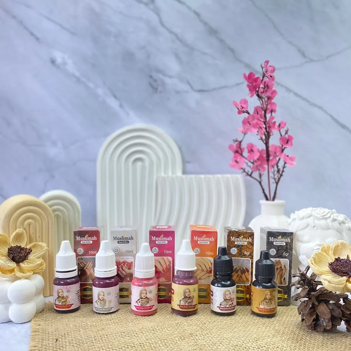 [ecer/satuan]Inaikuku Muslimah - Cat Kuku Muslimah Berwarna Merah Marun - Nail, Polish