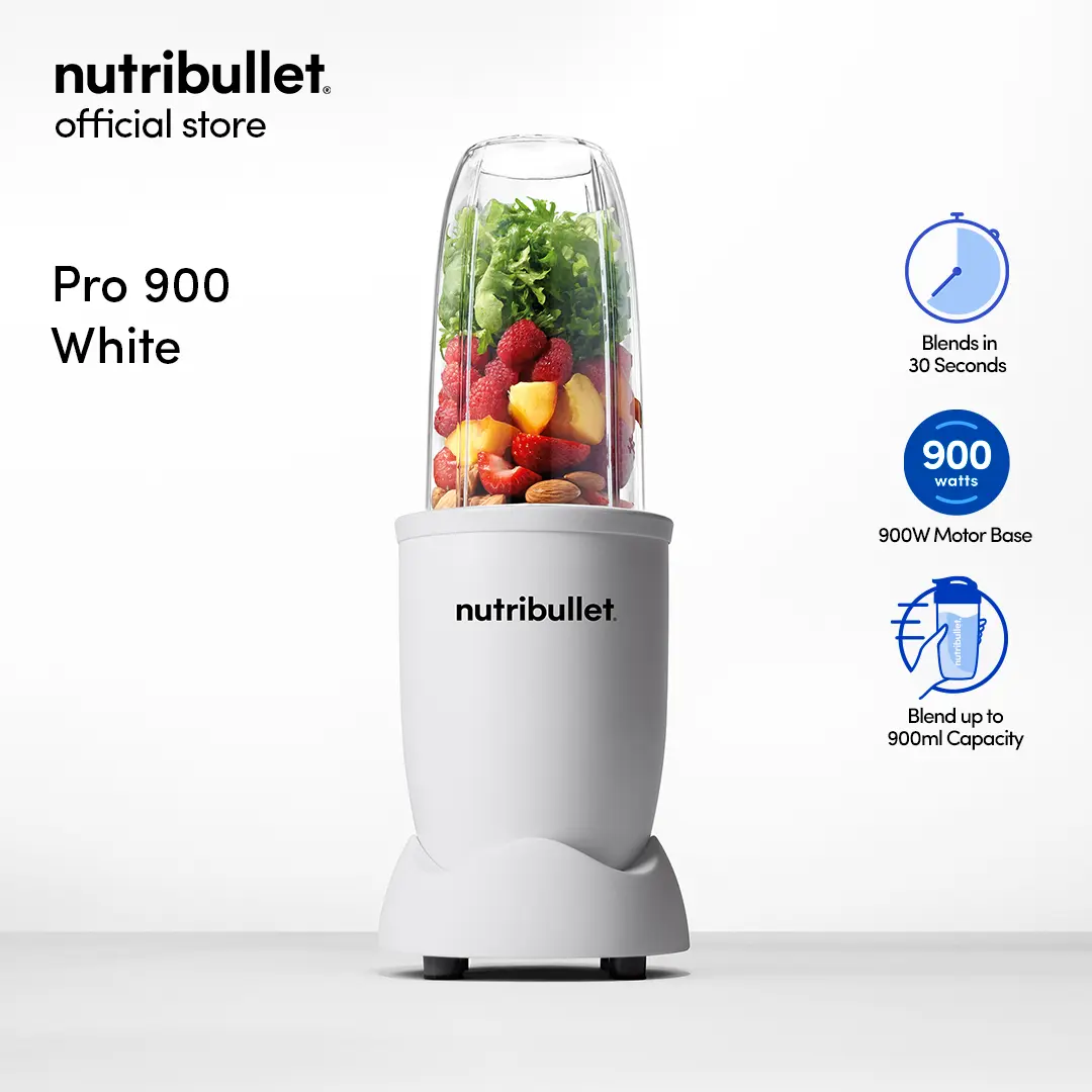 Nutribullet Pro 900 White Blender Smoothies Maker