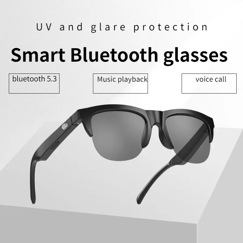 Smart Sunglasses F06 Music Wireless Bluetooth 5.3 Sunglasses Driving Glasses Outdoor Sport Calling Music with HD MIC