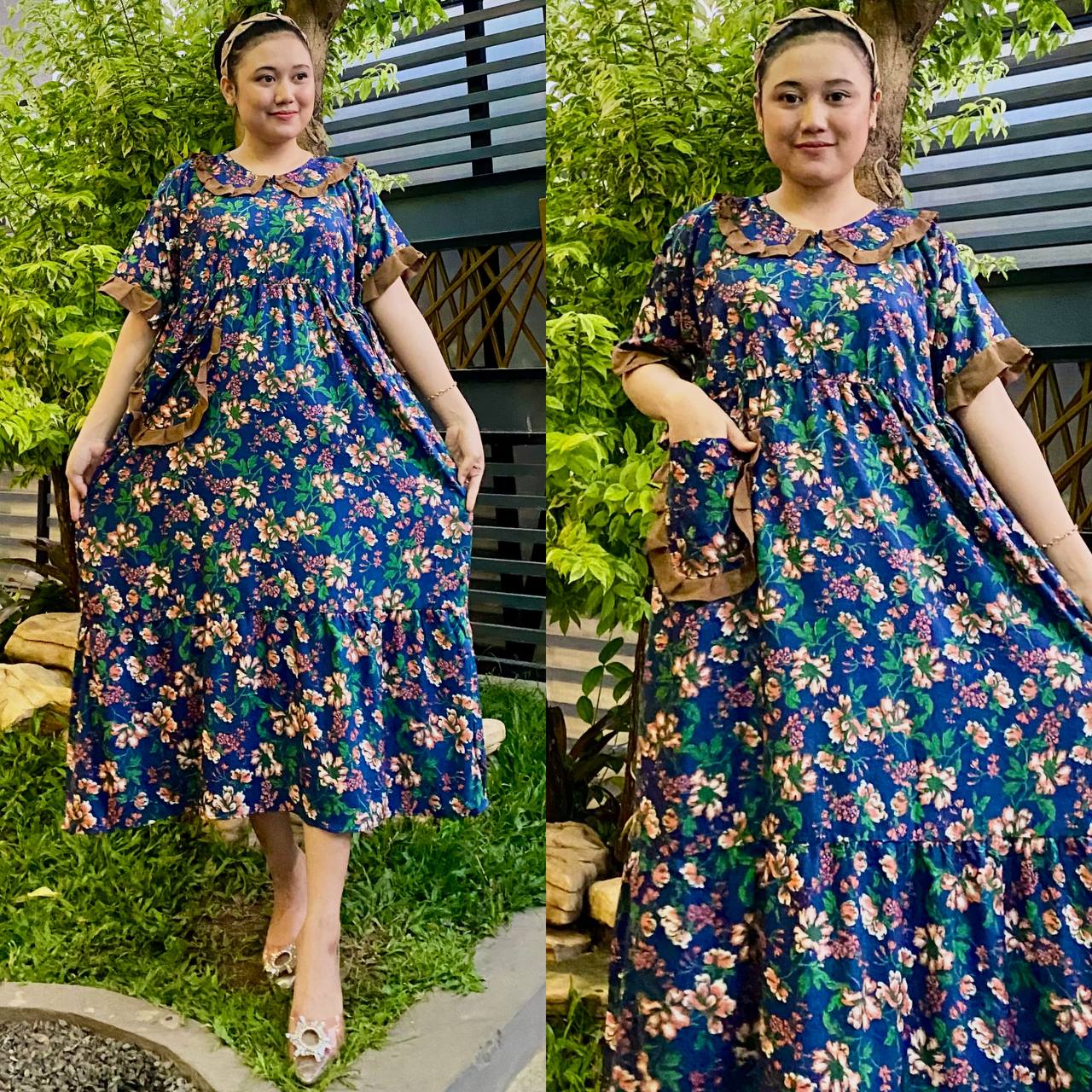 DASTER HANAMI LD 120CM DASTER BUSUI WANITA BAHAN RAYON PREMIUM ADEM ...