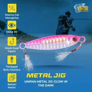 Umpan Pancing Metal Jig 7g 10g 15g 20g 30g Metal Jig GID MJ008