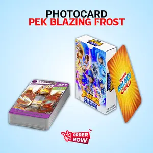 BOBOIBOY GALAXY CARD PEK BLAZING FROST Unofficial Premium 25 Sheet Free Box