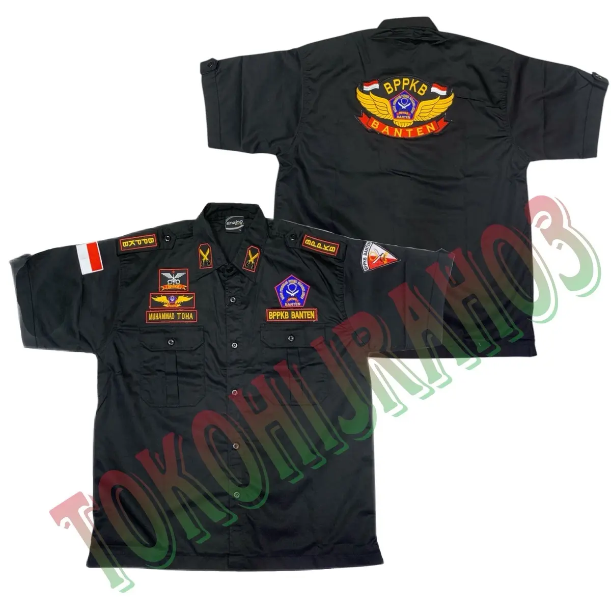 KEMEJA BPPKB BANTEN SERAGAM BPPKB BANTEN BAJU BPPKB BANTEN FULL BORDIR