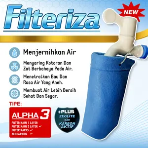 Filter Saringan Air Plus Karbon Aktif Untuk Menjernihkan Membersihkan Fiterisasi Air Sumur PAM PDAM Water