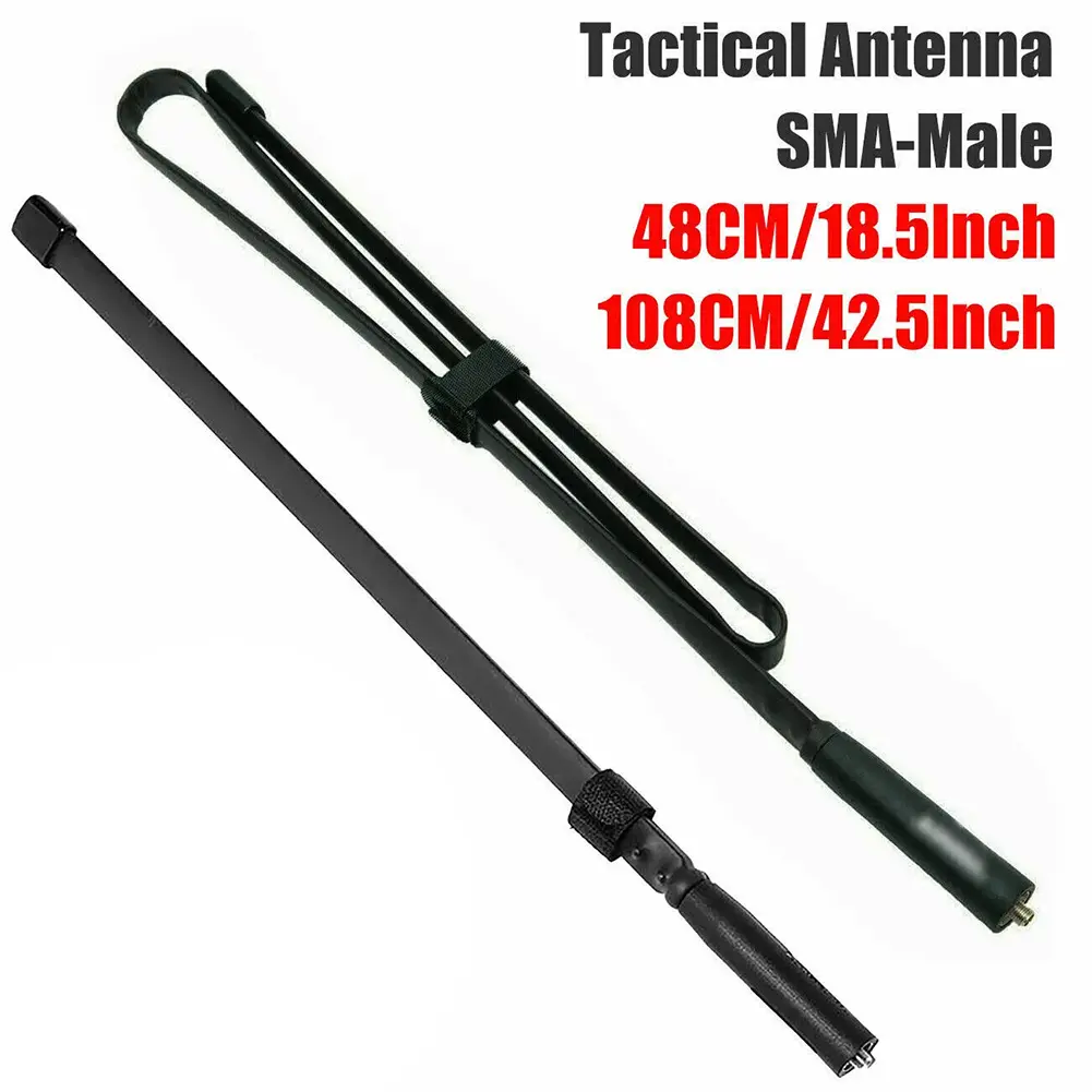 SMA Antenna Female Tactical VHF/UHF For Baofeng UV-5R UV-82 Two Way Radio Audio Metal