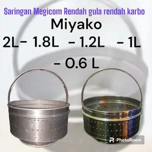 Saringan Megiccom Rice Cooker Miyako 2L-0.6L Kuning