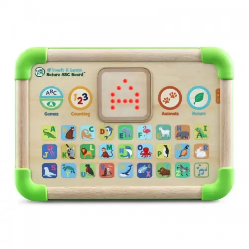 LeapFrog Touch & Learning Nature ABC Board | Wooden Toy | Learning Toys | 18 months + | 3 months local warranty
