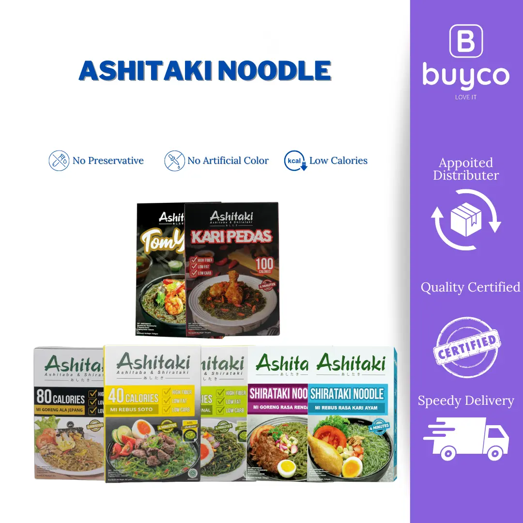 Ashitaki Konjac Noodle with Food Paste(Sauce) Ideal Ready Meals for Keto in Noodles by Shears
