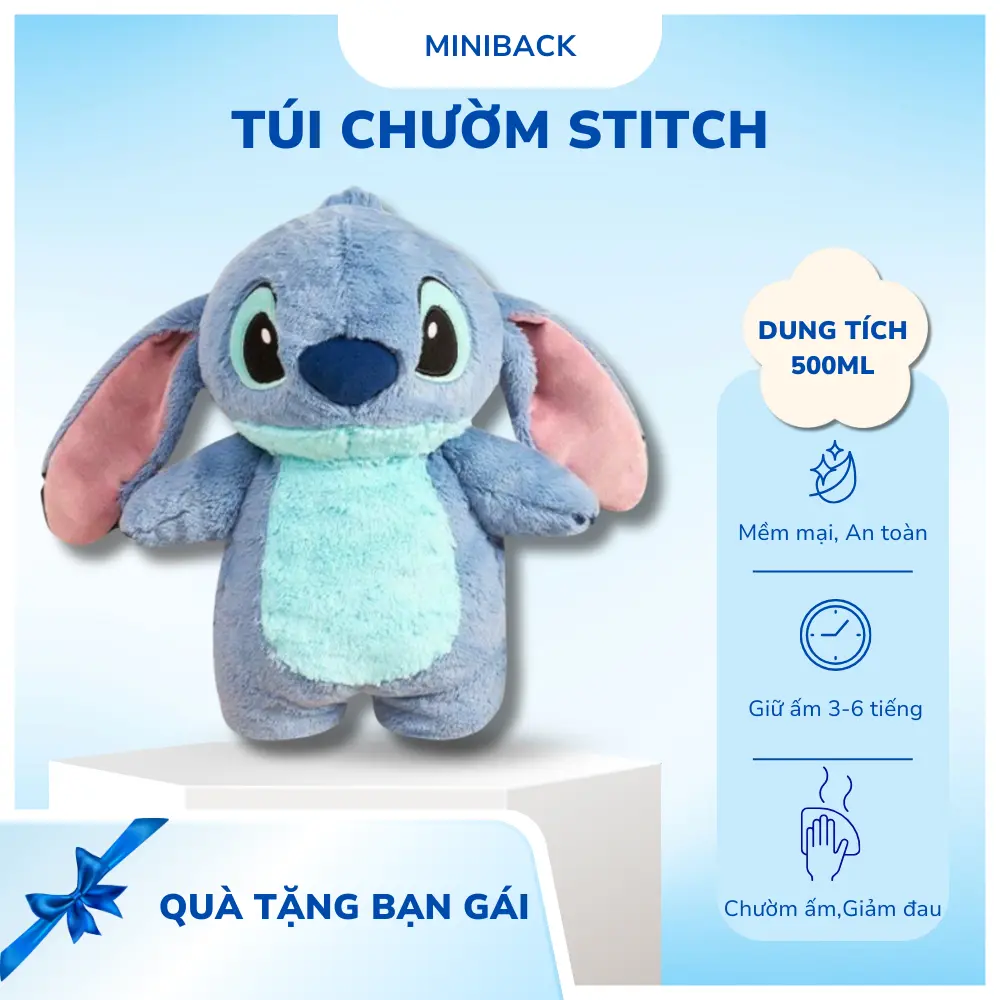 Túi chườm stich, túi chườm nóng stich dễ thương quà tặng bạn gái