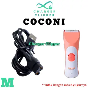 Kabel Charger COCONI Baby Trimmer Pengisi Daya Mesin Cukur Bayi Charger Clipper #M