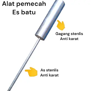 Alat Pemecah Es Batu Stainless Steel Tajam dan Kuat