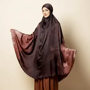 ALFARISHI - Mukena Armany Silk Premium 2in1 Gradasi Bianca Desain Elegan Warna Gradasi  Mewah Mukenah Travel