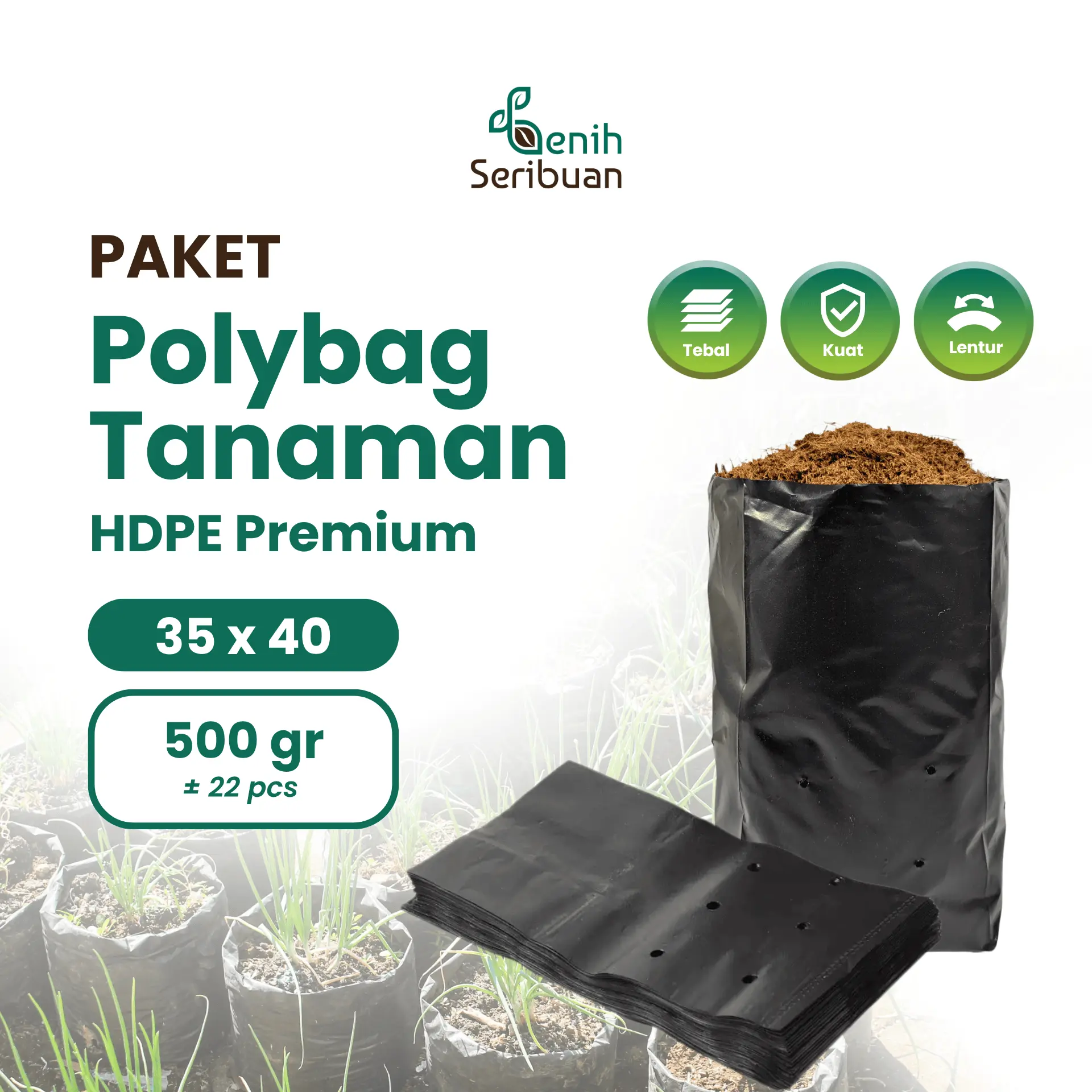 500GR - 35 x 40 ± 22pcs