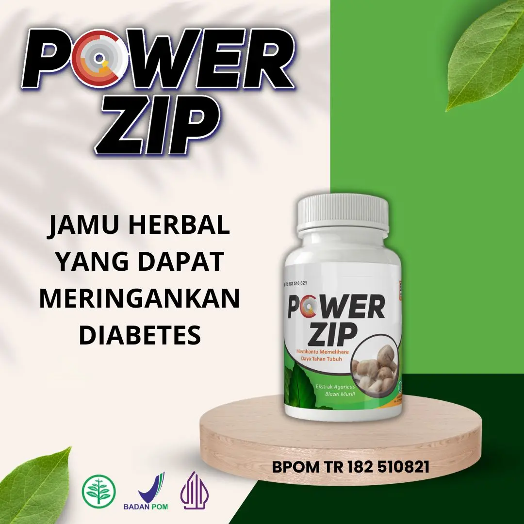 Powerzip Original Untuk Membantu Mengurangi Diabetes