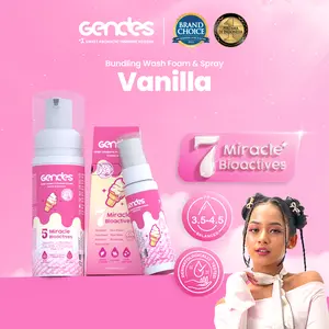 Bundling Gendes Sweet Aromatic Wash Foam Vanilla & Spray 7 Miracle Bioaktives | Perawatan Area Kewanitaan  | Membantu Mengurangi Keputihan | Membantu Menghilangkan Aroma Tidak Sedap Pada Area Kewanitaan