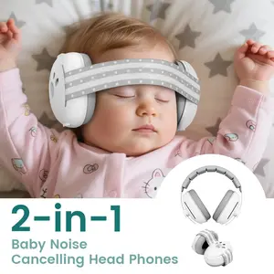 BABY Pelindung Telinga 2 in 1 Bayi Baby Ear Protection Peredam suara Penutup Telinga Bayi Balita sampai 3 tahun