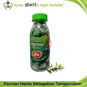 Permen Botol Kayu Putih Helda Candy Gula Makanan