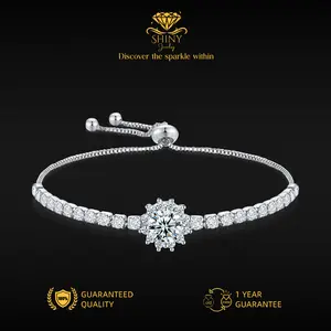 [PROMO LIVE]-OS2-B07 Perhiasan Gelang Tangan Serut Wanita Shiny Jewellery Garansi 1 Tahun Free Box Bracelet Cewek Grade VVS1 Store Couple Anti Karat Luntur Berubah High Quality Grade VVS1 5A Store B07 COD