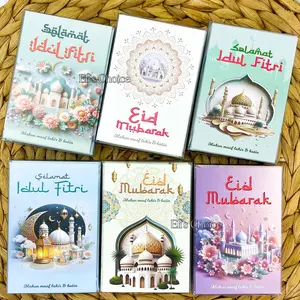 [MIKA ISI 50] AMPLOP LEBARAN HARI RAYA IDUL FITRI 2026 / ANGPAO KARAKTER LUCU RAMADHAN ISI 50 LEMBAR