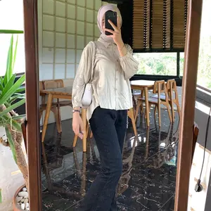 KEMEJA WANITA , KEMEJA RAYON ORI PREMIUM, KEMEJA WANITA KEKINIAN, KEMEJA WANITA MURAH Oversize