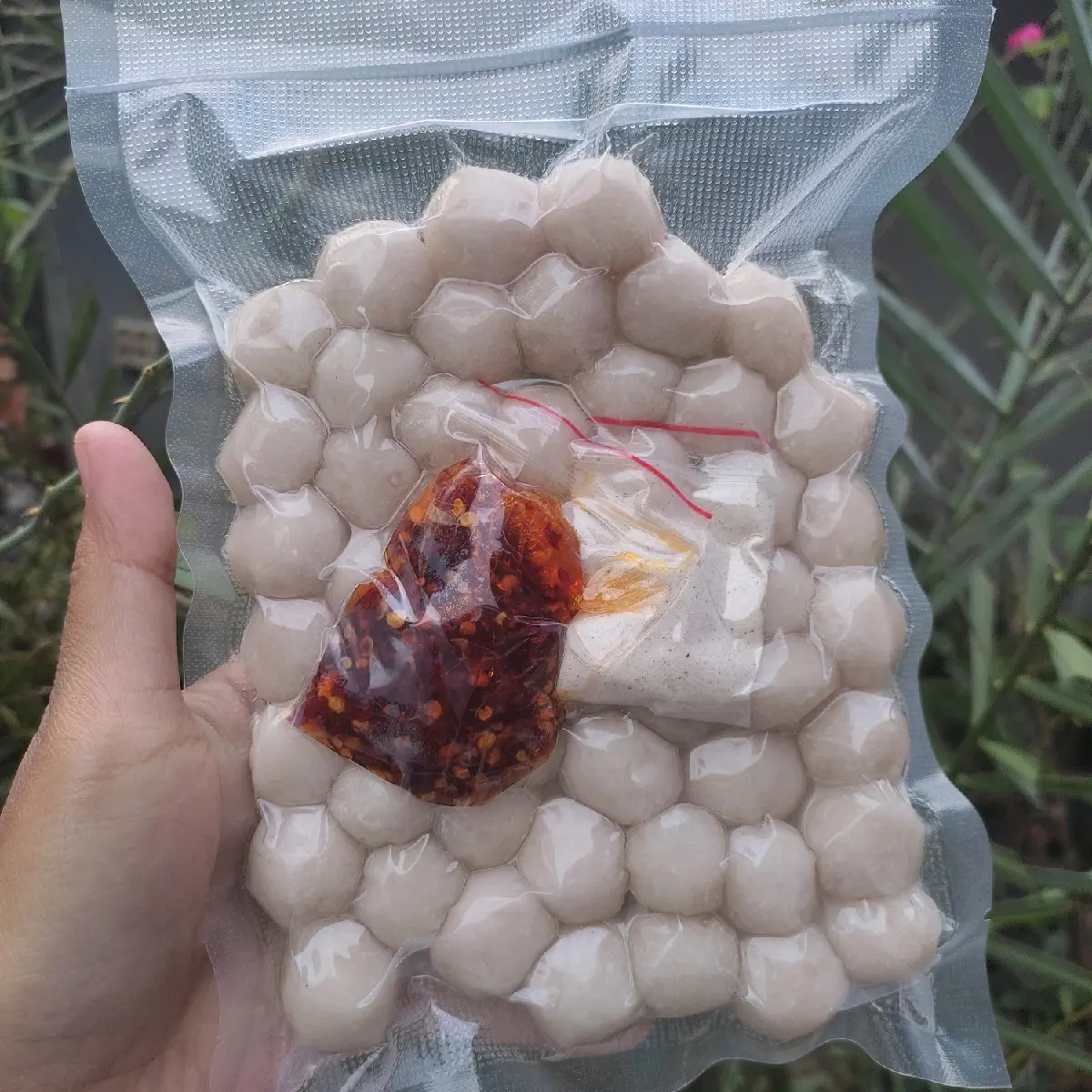 BASO ACI ISI AYAM SUWIR PEDAS 50 BUTIR ENAK DAN GURIH